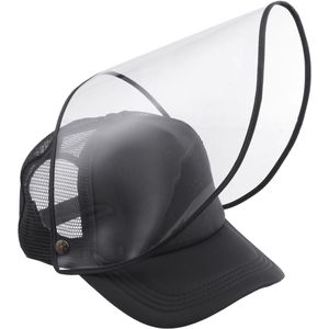 Outdoor Beschermende Gezicht Shield Hoed Baseball Zonnehoed Bacteriën Blokkeren Anti-Splash Lens Cover Anti-Druppels