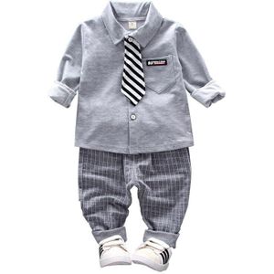 Kinderen Pak Jongens Wedding Suits Kids Kleding Peuter Formele Kinderen Pak Kinderkleding Grijs Broek Jongens Outfit Baby Kleding