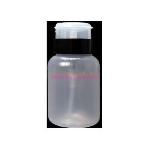 210 Ml Lege Clear Pomp Dispenser Fles Voor Aceton Polish Remover Alcohol Liquid Olie Nail Art Beauty Tool Apparatuur
