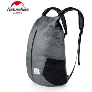 Naturehike 25L Cordura Stof 30D Nylon Running Bag Lichtgewicht Sporttas Opvouwbare Verpakking Mode Rugzak City Bag NH18B510-B