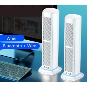 Wired Bluetooth-Compatibel Speaker Voor Computer Subwoof Draagbare Mini Smart Wireless Speaker Soundbar Krachtige Bass Home Theater