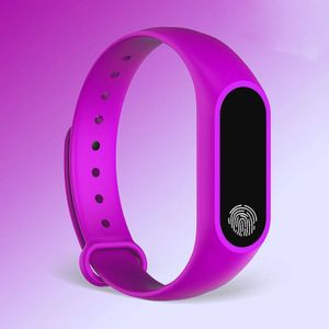 M2 Smart Band Vrouwen Mannen Unisex Bluetooth Smart Armband Slaap Fitness Tracker Stappenteller Polsband Voor Android Ios