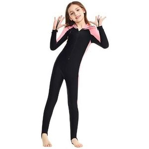 SBART Nylon Lange Mouwen Kids Wetsuits Duiken Pakken voor Jongens/Meisjes Kinderen Rash Guards Een Stukken Surfen Zwemmen Snorkel kinderen