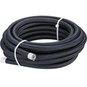 3FT AN3 AN4 AN6 AN8 AN10 AN12 Universele Brandstof Slang Olie Gas Koeler Line Buis Binnen Ptfe Nylon Roestvrij stalen Dubbele Gevlochten