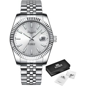 Haiqin Heren Horloges Top Brand Luxe Automatische Horloge Mannen Mechanische Horloges Voor Mannen Aanpassing Datum Klok Reloj hombre