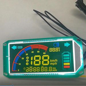 Gekleurde Lcd-scherm Dashboard Snelheidsmeter Voor Elektrische Scooter Elektrische Fiets Driewieler Diy Onderdelen 48V-96V Batterij Niveau indicator