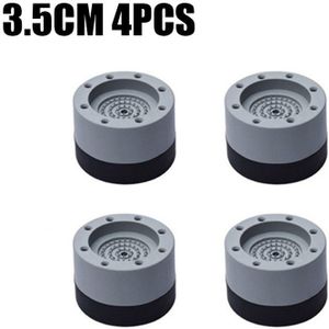 4 Stuks Anti Vibration Voeten Pads Rubber Benen Slipstop Stille Skid Raiser Mat Voor Wasmachine Ondersteuning Dempers Stand Accessoires