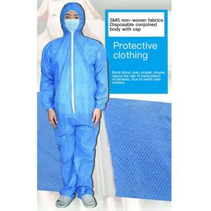Wegwerp Waterdichte Olie-Slip Beschermende Overall Voor Spary Schilderen Blootstelling Doek Totale Pak Werkkleding Bescherming Pak