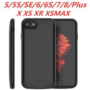 Voor Iphone 5 Se 5 S 6 7 8 Plus Battery Charger Case Externe Backup Power Bank Opladen Cover Voor iphone X Xr Xs Max Batterij Case