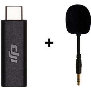 Dji Osmo Pocket 3.5Mm Adapter Voor Osmo Pocket Handheld Camera Ondersteuning Externe 3.5Mm Microfoon Professionele Opname Accessoire