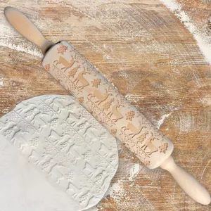 Deegroller, Plastic Deegroller Anti-aanbak Deegroller Fondant Taart Deegroller Multifunctionele Deegroller Keukengereedschap voor Bakken