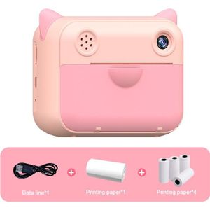 Kind Camera Instant Print Camera Voor Kinderen Verjaardagscadeautjes 1080P 12MP Digitale Camera Met Thermisch Fotopapier Camera Voor kids