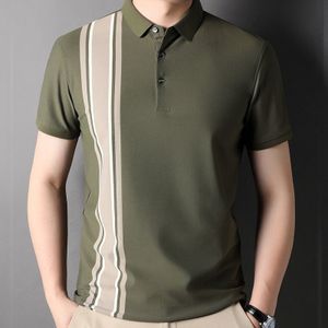 Zomer Mannen Kleding Brand Heren Polo Shirts Grijs Groen Slim Fit Tops Tees Casual &amp; Business polo Shirt Mannen