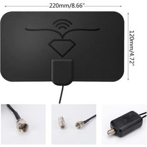 1600 Mijl 4K Digitale Antenne High Gain Tv Indoor Versterker Signaal Booster X3UC