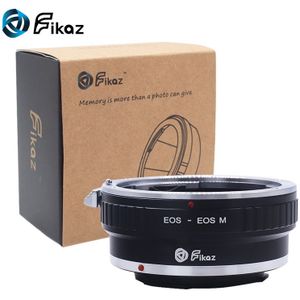 Fikaz Voor EOS-EOS M Lens adapter Ring voor Canon EOS EF EF-S lens eos M EF-M M2 m3 M5 M6 M10 M50 M100 Camera Body