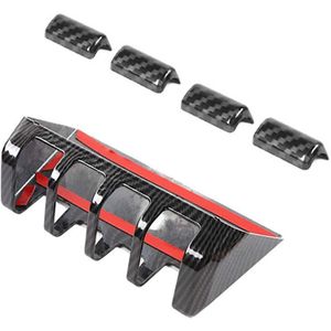 Abs Koolstofvezel Auto Venster Lifting Schakelpaneel + Knop Trim Cover Sticker Accessoires Voor Suzuki Jimny +