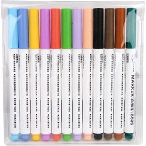 8 Of 12 Kleuren White Board Maker Pen White Board Whiteboard Marker Vloeibare Krijt Uitwisbare Glas Keramiek Maker Pen wissen