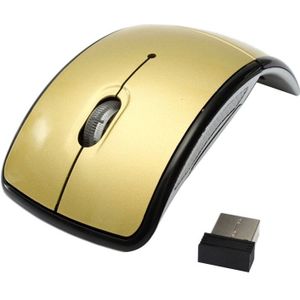 Draagbare Opvouwbare Draadloze Computer Mouse Arc Touch 2.4G Slim Optical Gaming Vouwen Mause Met Usb-ontvanger Voor Pc Laptop noteb