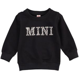 Baby Jongens Meisjes Sweatshirts Kinderen Mode Herfst Trui Lange Mouw Cotton Brief Print O-hals Kids T-shirt Truien 0-3Y