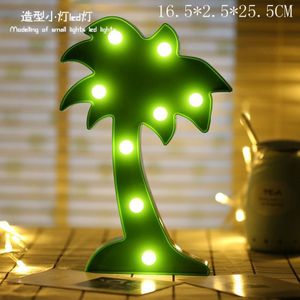 LED Nachtlampje Ananas Cactus Night Lamp Romantische Tafellamp Flamingo Kerstboom LED Nachtlampje Decoratie 3 Dlamp