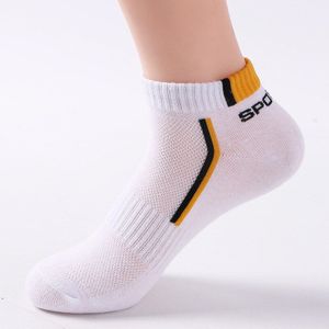 10 Stuks = 5 Pairs Mannen Sokken Mesh Ademend Korte Basketbal Sokken Zomer Katoen Sport Sokken Absorberen Zweet Sokjes set Meias