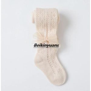 Zomer Dunne Katoenen Wisp Lege Mesh Boog Kinderen Panty Kinderen Muggen Sokken Baby Sok