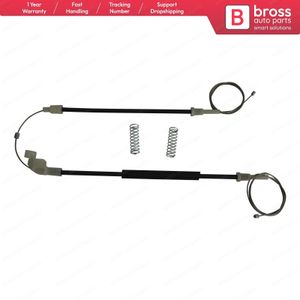 Bross Auto-onderdelen BWR5256 Venster Regulator Set Rechtsvoor 30623449 30860192, 30865717, 30896810 Voor Volvo S40 V40 Gemaakt In Turkije