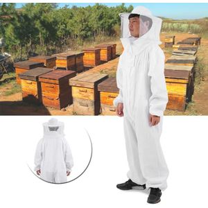 Katoen Imkers Bee Pak Professionele Full Body Bee Remover Handschoenen Hoed Kleding Jaket Beschermende Pak Bijenteelt Apparatuur