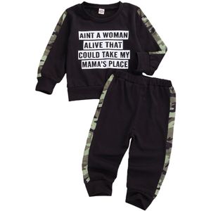 Focusnorm 1-5Y Mode Baby Jongens Kleding Sets Brief Camouflage Print Lange Mouwen Sweatshirts Tops Broek Herfst Outfits