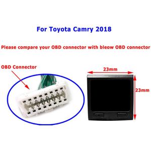 Voor Toyota Camry Digitale Bandenspanningscontrolesysteem Real Time Monitor Tire Veilig Eenheid Tpms Sluit Obd Geen Sensor