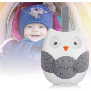 Draagbare Mini Baby Slaap Cartoon Uil Witte Ruis Machine Fopspenen Sound Record Voice Sensor