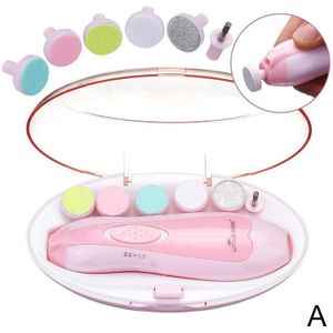 Elektrische Baby Nail File Clippers Tenen Vingernagel Cutter Trimmer Manicure Tool Manicure Pedicure Care Tool Set Voor Kinderen