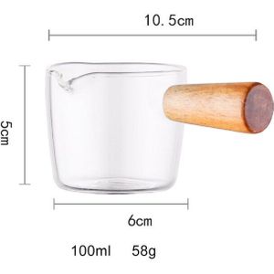 Japanse Mini Melk Pan Enkel Handvat Glas Saus Kindje Fornuis Steelpan Kleine Stewpot Azijn Plaat Jus Boten Met Handvat