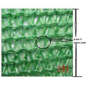 3 pin 4 meters breed/schaduw netto zonwering netto encryptie koeling warmte netto