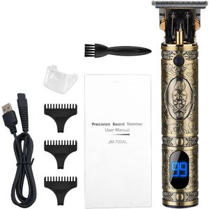 Originele Professionele Elektrische Tondeuse 0Mm Trimmer Cordless Clipper Snijden Portable Haar Snijgereedschappen Voor Mannen Kapper