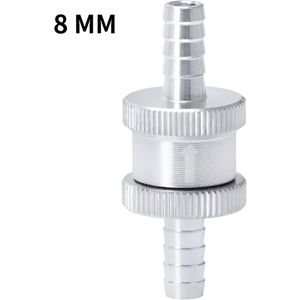 -6 Size 4Mm/6Mm/8Mm/10Mm/12Mm/16Mm Non Return One Way Brandstof Terugslagklep Aluminium Benzine Diesel