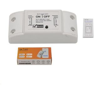 Jadeshay WiFi Interruttore Temporizzatore 220V Intelligente Casa Telecomando Relè Timer Controllo Remoto tramite Tuya APP AC220V 2P 63A GTS8- W