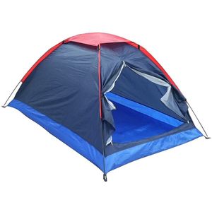 2 Mensen Outdoor Camping Tent Outdoor Reizen Camping Tent Met Zak Voor Vissen Wandelen Bergbeklimmen 200x140x110cm