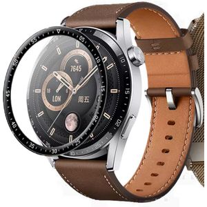 1/2/3Pcs Beschermfolie Voor Huawei Horloge Gt 3 GT2 46Mm 42Mm GT3e Pro gebogen Zachte Fibre Smartwatch Full Screen Protector