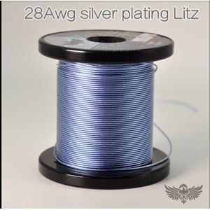 Litz Occ Zilver Platin Hoofdtelefoon Upgrade Lijn 7N UP-OCC Zilveren 28AWG Mmcx Upocc 99.99998% Lizt Onafhankelijke Afscherming Neotech