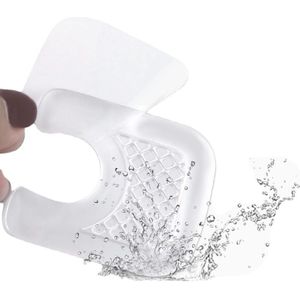 2 Stuks U-Vormige Gel Vilt Eelt Voet Pads Insolespain Relief Beschermen Eelt Foam Kussen Voor Mannen En Vrouwen voet Stickers Care