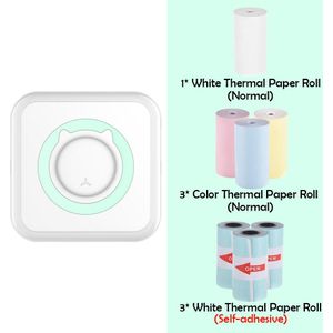 C15 Pocket Thermische Printer Draagbare Mini Draadloze Bt Connect 200Dpi Foto Label Memo Verkeerde Vraag Afdrukken