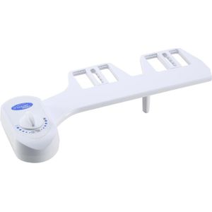 Veilig Wassen Verstelbare Wc Warm En Koud Antibacteriële Dual Nozzle Mechanische Bidet Waternevel Druk Temperatuur Hygiënisch