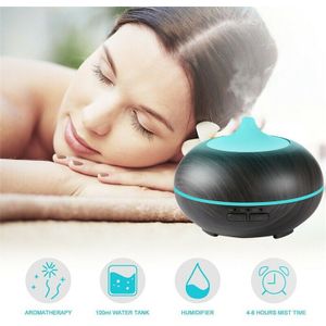 Huishoudelijke Essentiële Olie Aromatherapie Machine Led Aroma Essentiële Olie Diffuser Ultrasone Huis Luchtbevochtiger Luchtreiniger