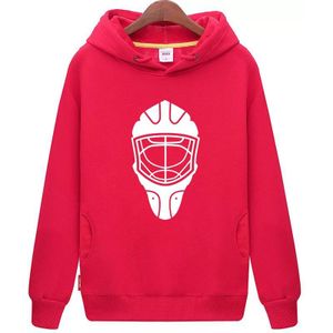 COLDOUTDOOR goedkope unisex rode hockey truien Sweater met een hockey masker voor mannen & vrouwen