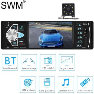Autoradio 1 Din 4 "Multimedia MP5 Speler Bluetooth Cassette Speler Oto Teypleri Auto Radio Stereo Fm Aux Tf radio Para Auto 1din