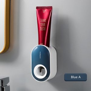 Automatische Tandpasta Squeezer Wall-Mounted Non-Geperforeerde Tandpasta Rek Lui Tandpasta Knijper