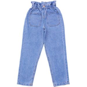 Kinderen/Koreaanse Jeans Voor Tieners/Meisjes 12 Jaar Oude Kinderen/Mode Jeans Tiener Broek Hoge Taille elastische Jeans Broek Voor Tieners 9