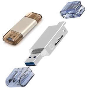 2in1 Usb 3.0 Type C Naar Tf Geheugenkaartlezer Voor Huawei Nm Nano Kaart