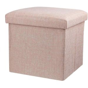 4 Kleuren Opvouwbare Stof Opslag Kruk Bankje Doos Kleine Sofa Minimalistische Artistieke Stijl Kid Stoel Voet Kruk 30*30*30Cm